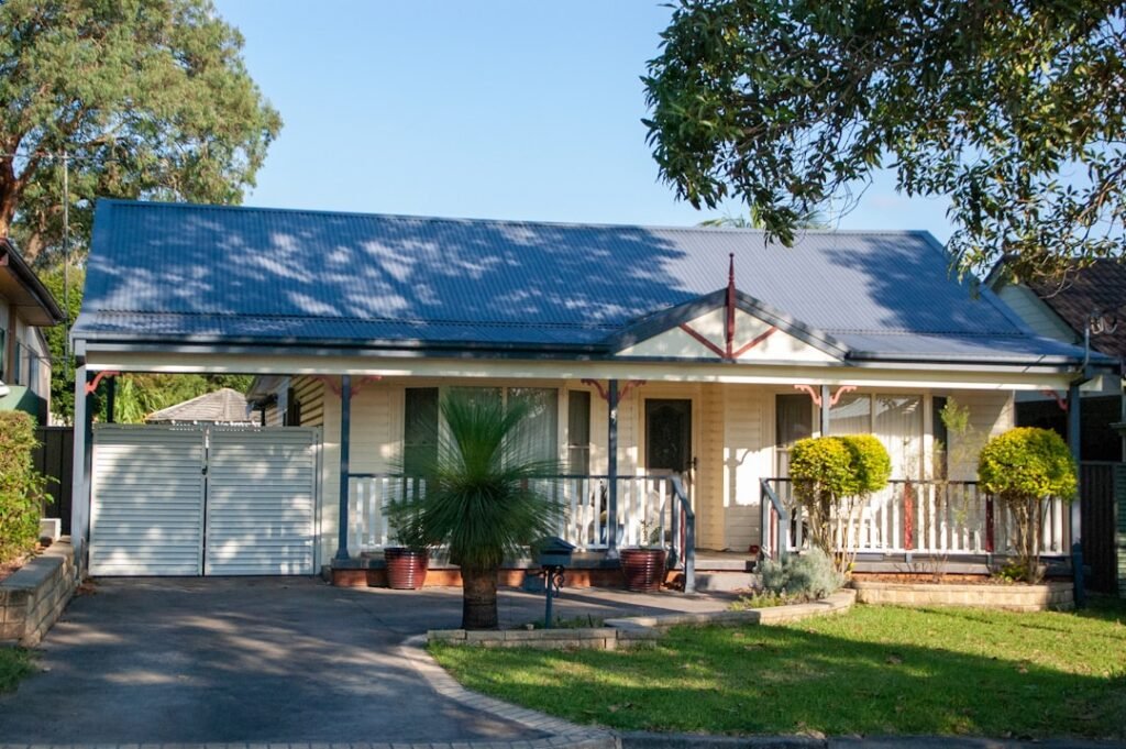 Older fibro house in a Sydney suburb, a property type often better suited to private treaty