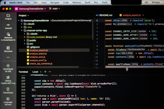 Computer screen showing structured lines of text, the kind of plain format AI assistants read